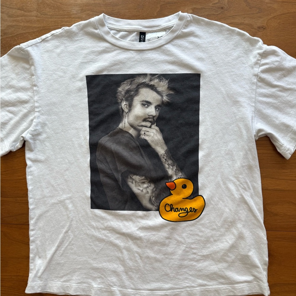 H&M Justin Bieber Changes Graphic-Tee